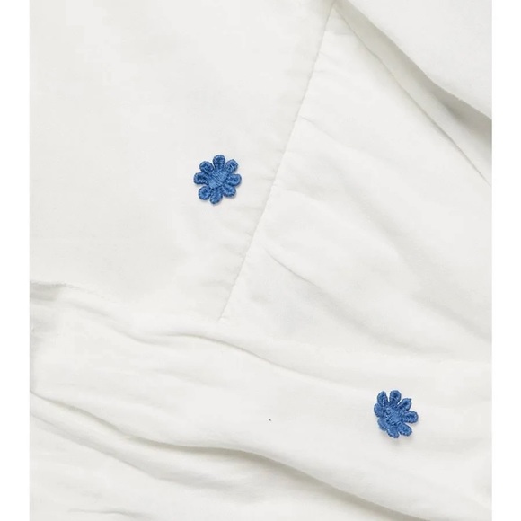 FARM Rio flower embroidered crop blouse size a large NWT - Picture 4 of 5